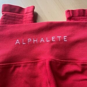 Alphalete Red Leggings​​​​​​